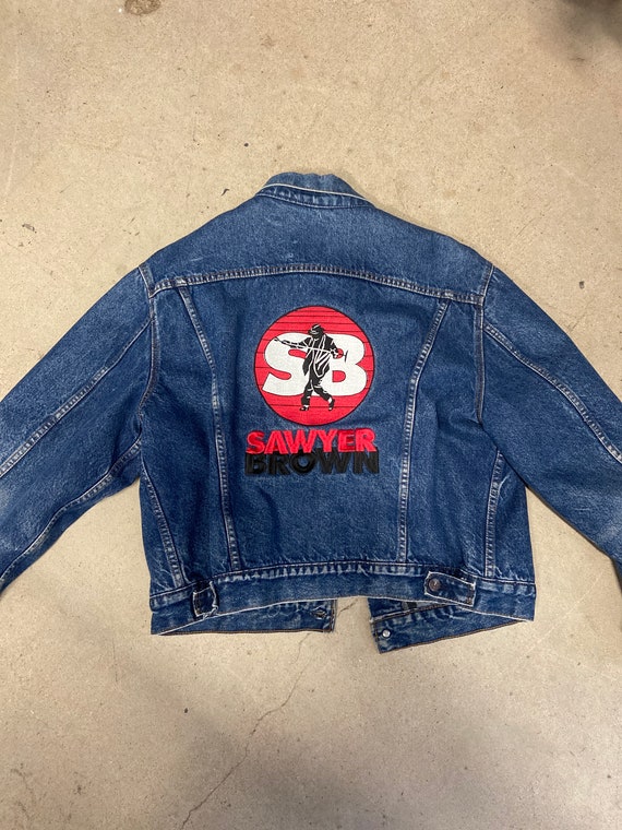 Levi Sawyer Brown Denim Jacket - image 1