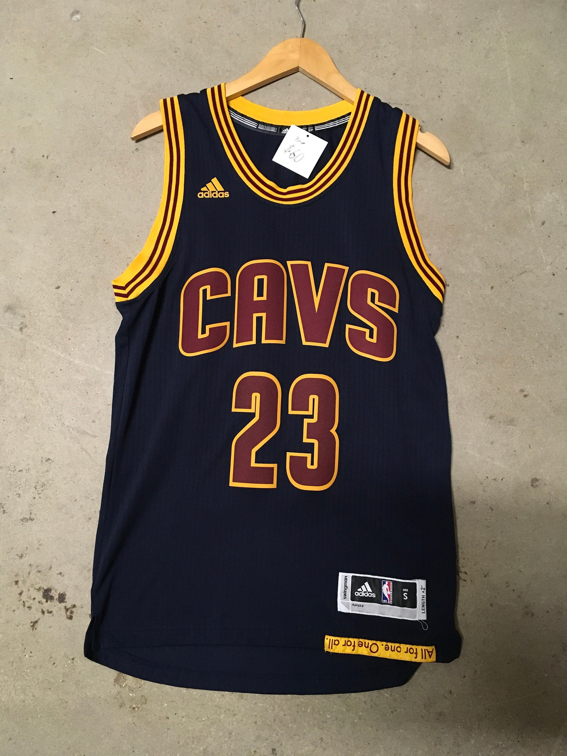 adidas Lebron James Gold Swingman Cavs Jersey Gold S