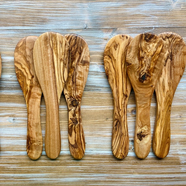 Olive Wood Rice Spoon, Rice Paddle