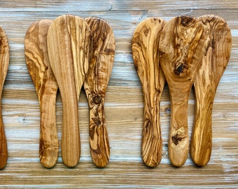 Olive Wood Rice Spoon, Rice Paddle