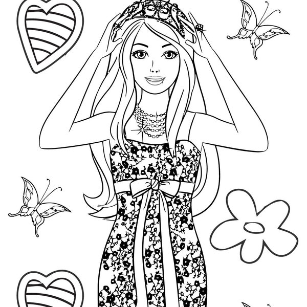Barbie Fashion Coloring Pages - Il 600x600.4122585921 Ohcl 