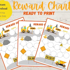 Reward Chart for Kids, Reward Chart Printable, Behavior Chart ...