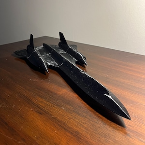 3D Printed SR-71 Blackbird, SR-71 Blackbird, Scale Model, Aircraft Model