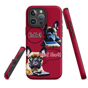 What Now?! French Bulldog iPhone Tough Case | Personalized Dog Gifts
