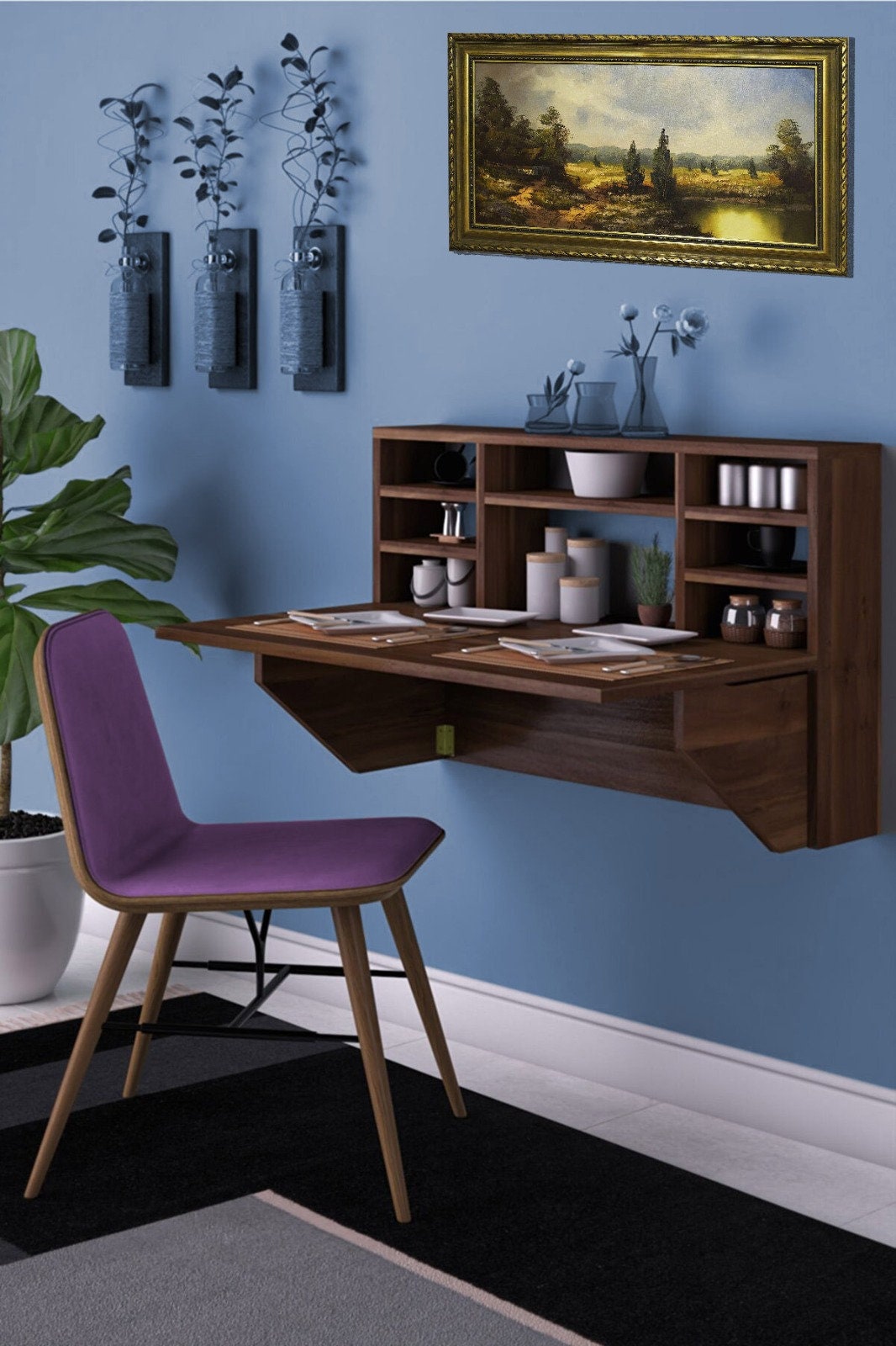 Portable Folding Study Desk Folding Desk Foldable Desk Etsy UK