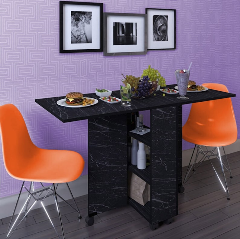 Folding Kitchen Table Adjustable Kitchen Table Table Decor Etsy