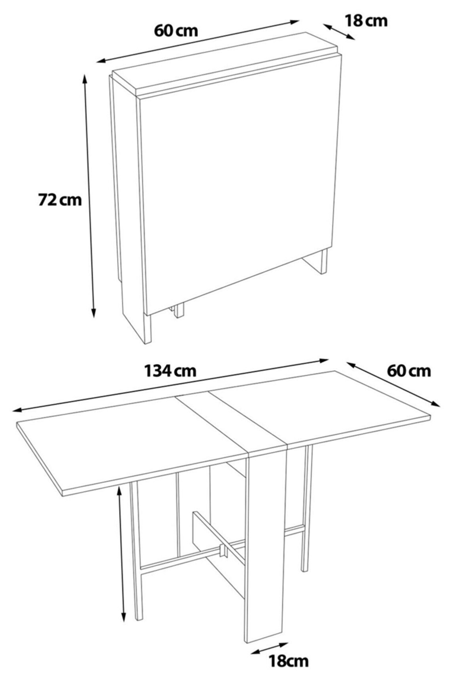 Practical Folding Kitchen Table Portable Dining Table Etsy
