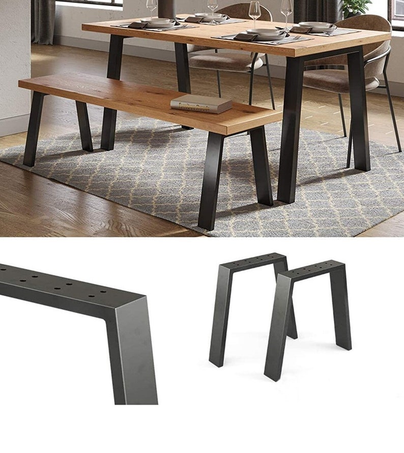 Metal Dining Table Leg Coffee Table Legs Leg 2 Piece 2 Etsy