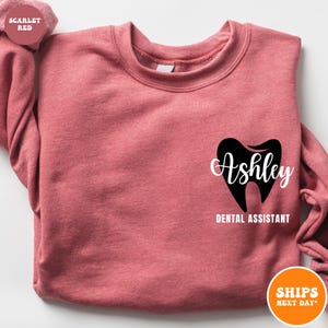 Personalized Dental-themed Sweatshirt | Dental Assistant | Dental Worker | Dental Student Gift | Dental Shirt | Dentist Personalized Shirt