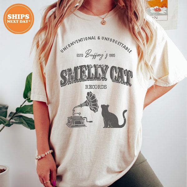 Smelly Cat Tshirt | Friends Inspired Shirt | 90s TV Show Tee | Friends Series | 90s Shirt | Retro Shirt | Friends Fan Shirt | Comfort Colors