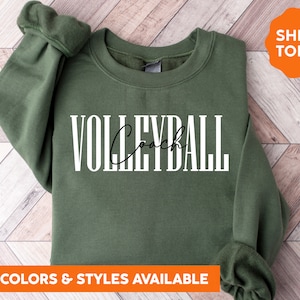 Volleyball Coach Sweatshirt | Volleyball Player | Gift for Coach | Sports Coach Shirt | PE Teacher Appreciation Gift | Coach Sweater | 1951p