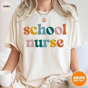 School Nurse Shirt | Registered Nurse Tee | Nursing School Gift | New Nurse Appreciation Gift | Nurse Life Shirt | Superhero Nurse