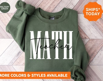 Math Teacher Sweatshirt | Teacher Appreciation | Teachers Day Gift | Math Teacher Shirt | Teacher Gift | Teacher Gifts | Math Shirt | 1997p