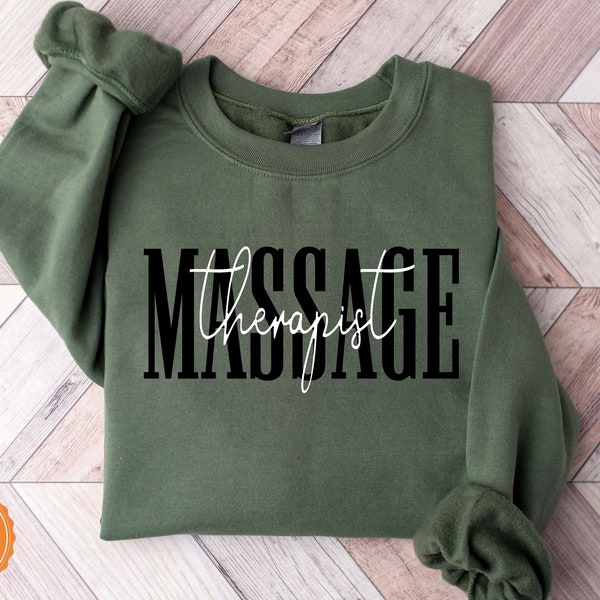 Massage Therapist Crewneck Sweatshirt | Massage Therapist Hoodie | Therapist Shirt | Physical Therapist | Massage Therapy | Massage Shirt