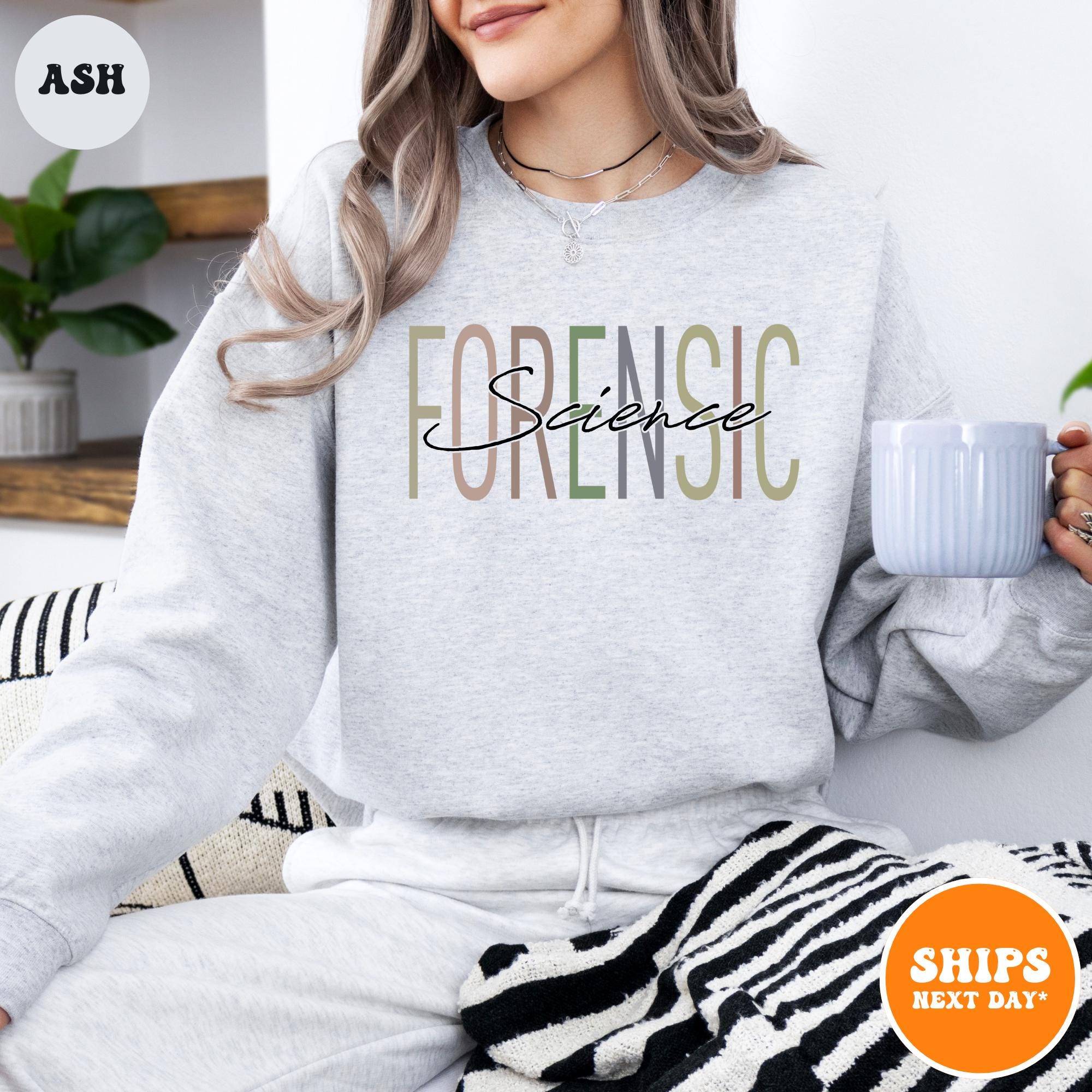 Forensic Science Merch Forensic Science Crewneck Sweatshirt | Forensic Science Hoodie ...