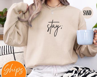 Mental Health Awareness Sweatshirt | Suicide Prevention | School Counselor Gift | Therapist Sweater | Mental Wellness Top | Positive Mindset