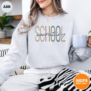 School Secretary Sweatshirt | School Staff Shirt | Back to School | Secretary Shirt | New Secretary  | New Secretary | School Admin Shirt