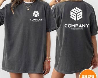Custom Logo Long Sleeve | Personalized Logo Shirt | Custom Design Shirt | Custom Text Shirt | Your Business Logo or Brand Logo | Team Logo
