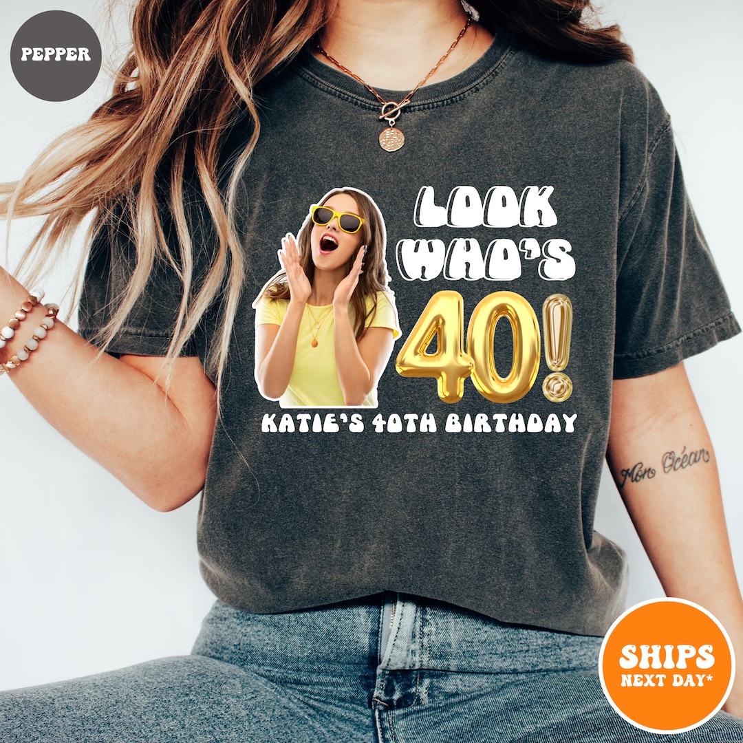 Funny Birthday T-shirt | Birthday Photo Shirt | Matching Birthday Party ...