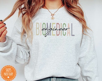 Biomedical Engineer Sweatshirt | New Engineer Crewneck | Biomed Student Sweater | Graduation Gift | College Shirt | Future Engineer | 393p