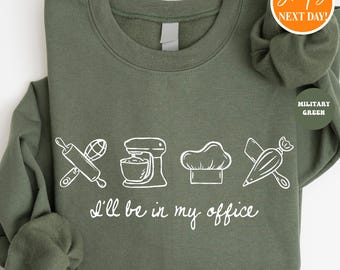 Baker Shirt | Funny Baking Lover Crewneck Sweatshirt | Custom Gift for Bakers | Trendy Pastry Chef Shirt | Minimalist Baker Top