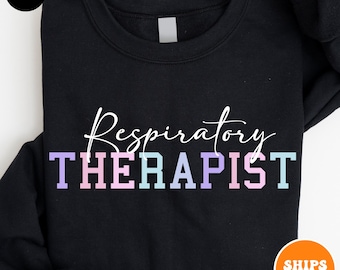 Respiratory Therapist Crewneck Sweatshirt | RT Shirt | Respiratory Nurse Gift | Respiratory Therapy | Lung Therapist Shirt | Pulmonary Nurse