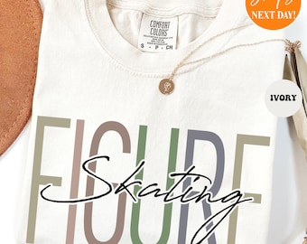 Figure Skating T-shirt, Figure Skating Long Sleeve Shirt, Ice Skating, Roller Skating, Ice Hockey, Ice Skating Gifts, Skater Gifts