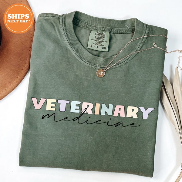 Veterinarian Medicine T-shirt | Veterinarian Shirt | Vet School | Animal Doctor Gift | Veterinarian Gift | Pet Doctor Gift | Comfort Colors