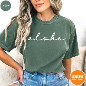 Aloha T-shirt | Hawaii Shirt | Aloha Shirt | Hawaii Family Trip | Hawaii Family Vacation | Family Matching Shirt | Comfort Colors Tee
