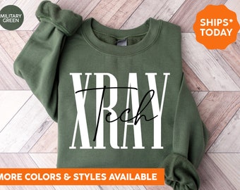 X-ray Tech Crewneck Sweatshirt | X-ray Tech Hoodie | Xray Tech Gifts | Xray Crewneck | Rad Tech Shirts | Radiology Technician | 1961p
