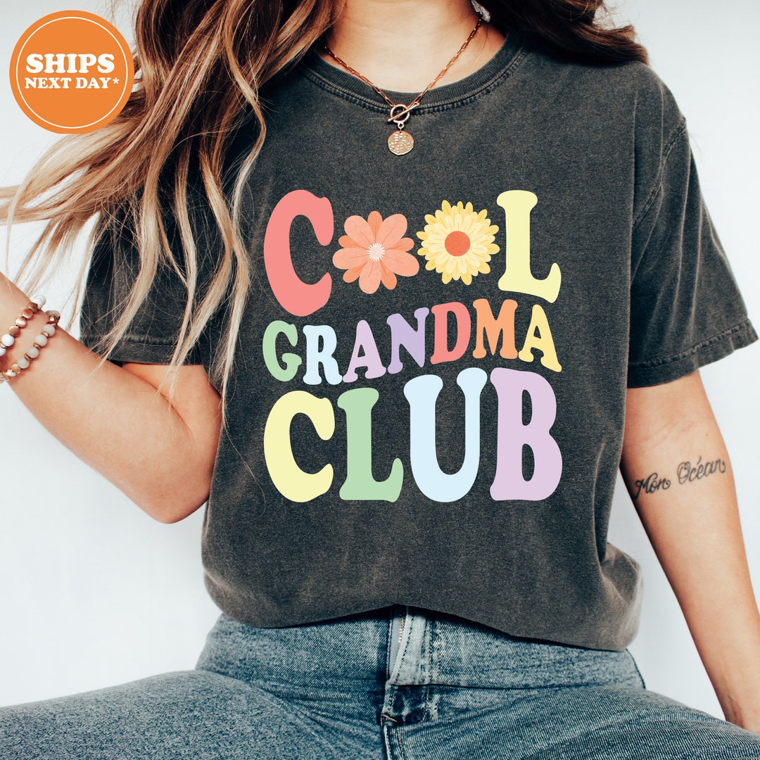 Cool Grandma Club T-shirt | Cool Grandma Tee | Winter Shirt | Grammy ...