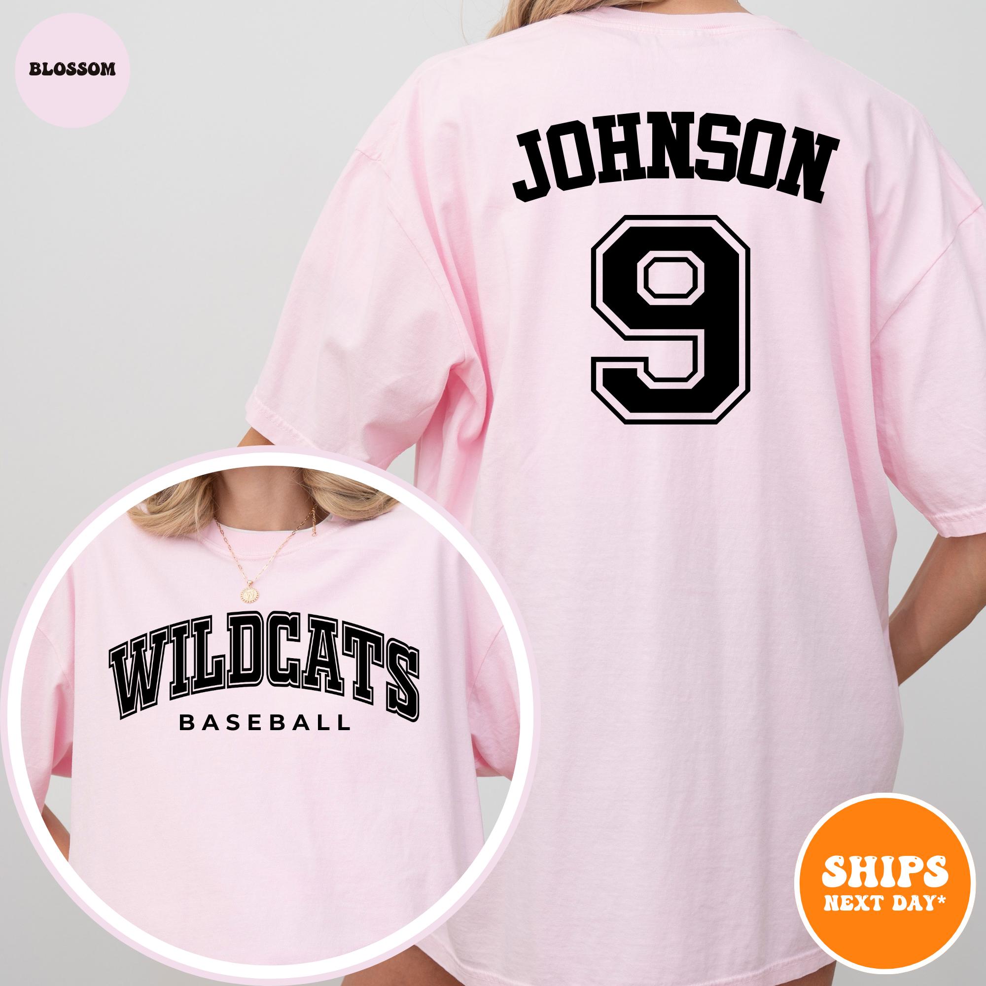 Custom Name and Back Number T-shirt | Personalized Sports Shirt ...