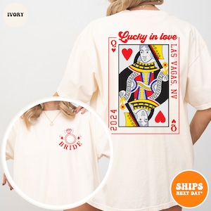 Custom Las Vegas Bachelorette T-shirt | Personalized Retro Casino Bach | Poker Dice Bachelorette | Custom Wedding Shirt | Drink and Dice