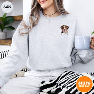 Personalized Pet Sweatshirt | Custom Pet Shirt | Customized Pet Memorial | Dog Mom Gifts | Pet Lover | Cat Mom Shirt | Custom Pet Name Shirt