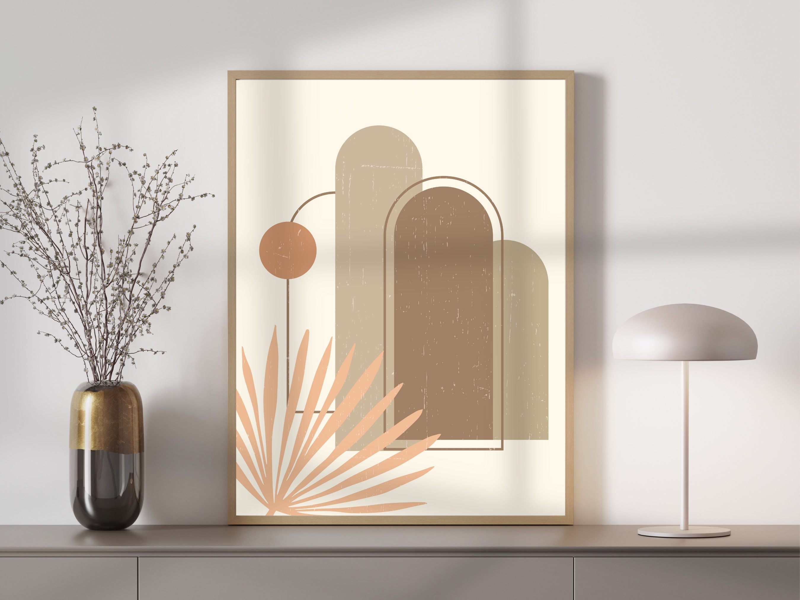 Boho Geometric Bundle of 20 Designs | Printable Wall Art | Minimalist ...