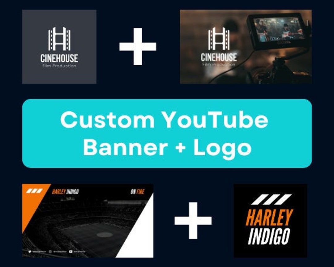 Custom Youtube Logo Banner - Etsy