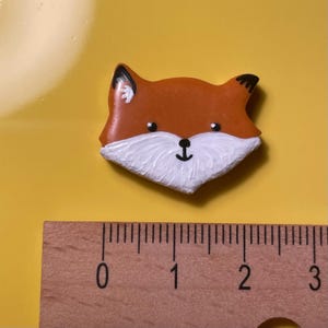 Fuchs Fähe Magnet Pin als Kühlschrankmagnet oder Niedliches für die Pinwand im Büro