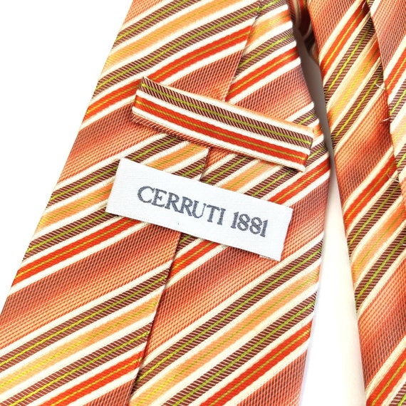 CERRUTI Tie Vintage Men 90s 80s Old Rare Men's Fa… - image 6