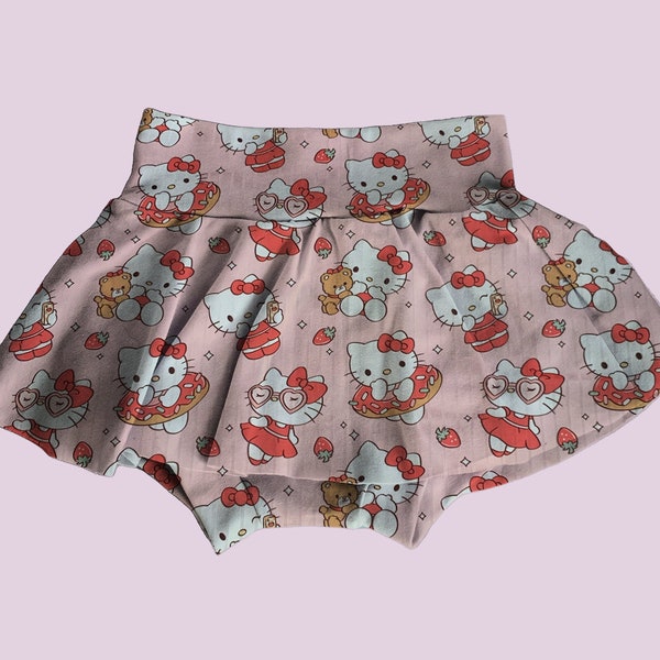 Hello Kitty - skirted bummies - biker shorts - shoulder tank - Toddler - Kids