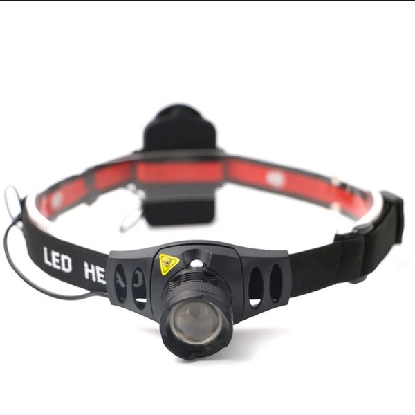 Sanyi Zoomable Headlight LED Mini Kopflampe 4 Modi Zoomable Focus Scheinwerfer Laterne für Camping Jagd Spotlight 1200 Lumen