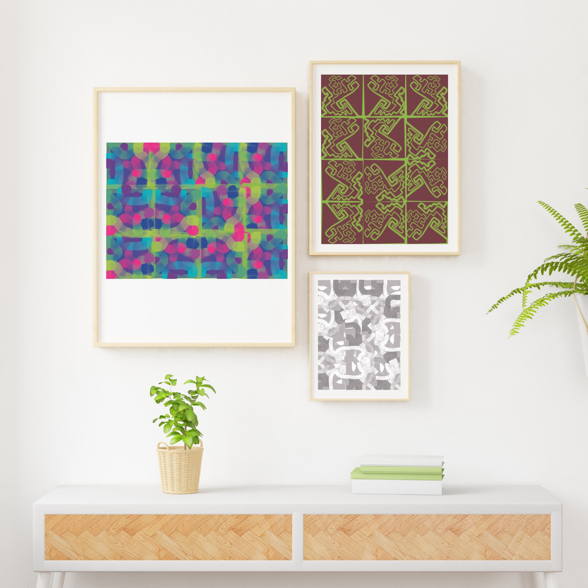 City Abstract Art Infinite Loop Digital Art Wall Art Etsy