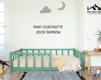 Montessori Floor Bed Frame, Toddler, Wood Baby Bed