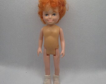 Vintage 1982 Little Orphan Annie 6" Doll CPI Knickerbocker Toy Co