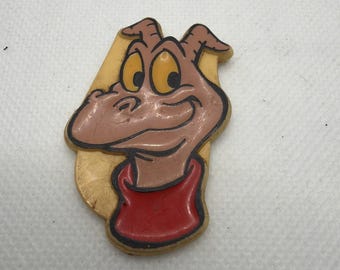 Vintage 1982 Figment Purple Dragon Magnet from EPCOT Walt Disney World
