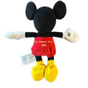 The Disney Store 2001 Mickey Mouse 9" Plush Soft Toy Stuffed Animal image 2