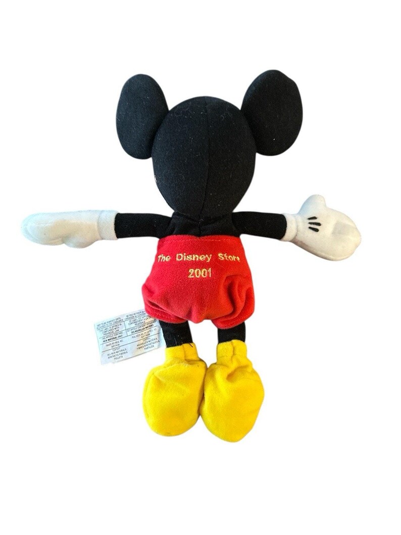 The Disney Store 2001 Mickey Mouse 9" Plush Soft Toy Stuffed Animal image 2