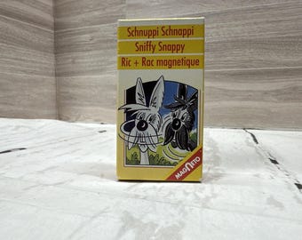 Perros magnéticos Schnappi Sniffy Snappy vintage, fabricados en Alemania, en excelente estado.
