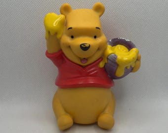 Vintage Disney Winnie The Pooh Bathwater Squirt Toy 4.5” Honey Pot