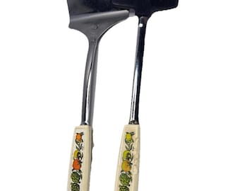 Vintage Ekco Spice Of Life Lot Of 2 Spatulas