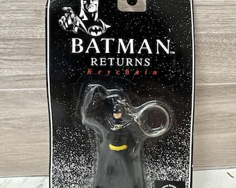 Llavero vintage de Batman Returns de 1992, Applause Toys, nuevo en blíster, DC Comics 40437